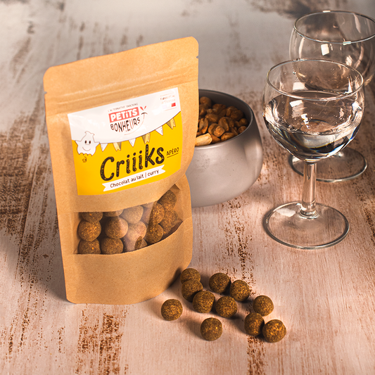 Criiiks - Bille croustillante Apéro Chocolat lait Curry