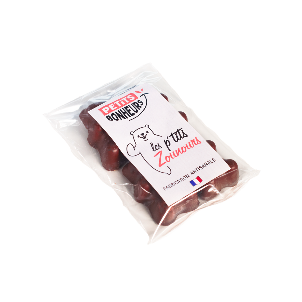 Nounours guimauve chocolat au lait (par 4)