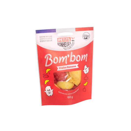 Bom'bom - Bonbon guimauve Fraise / Banane
