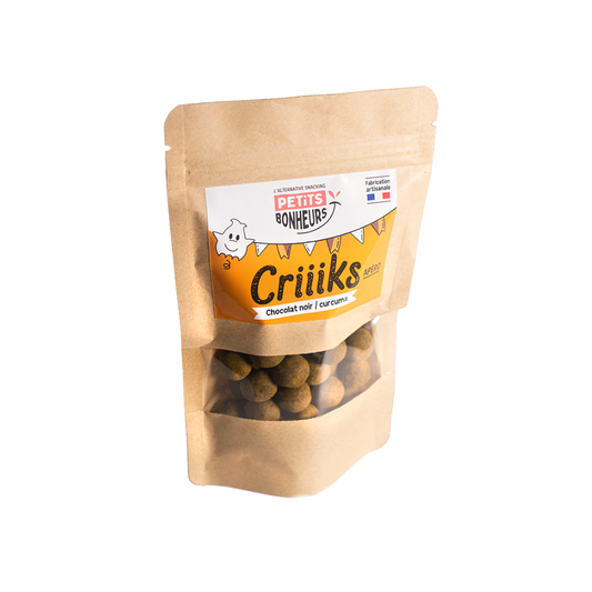Criiiks - Bille croustillante Apéro Chocolat noir Curcuma