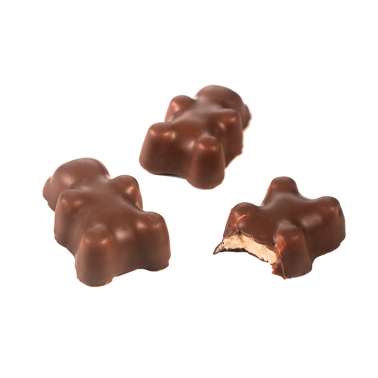 Nounours guimauve chocolat au lait (par 4)